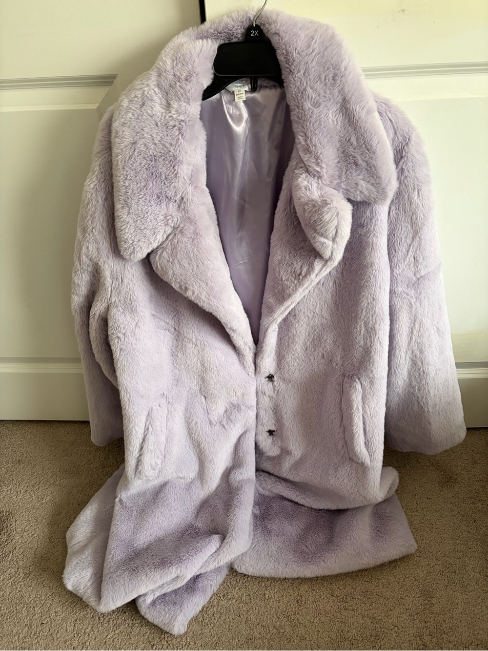 Time and Tru Faux Fur Coat